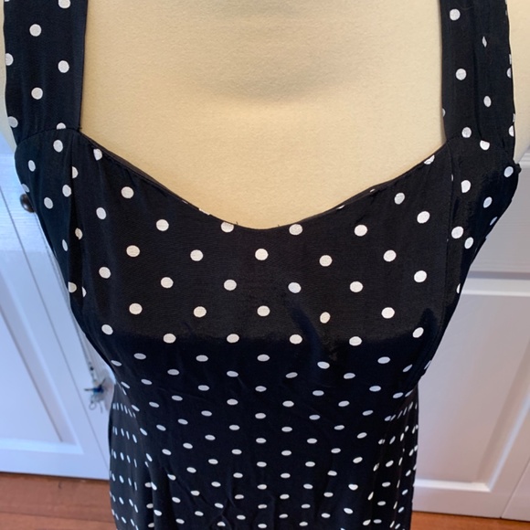 My Michelle Size 11/12 black and white polka dot dress - Picture 4 of 4